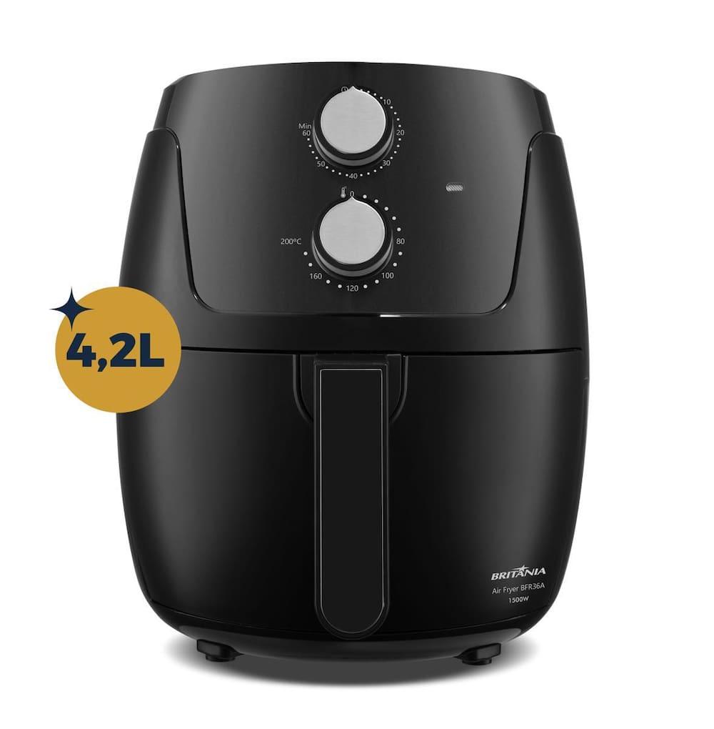 Fritadeira Elétrica Britânia BFR36A Silverstone 4,2L 1500W Air Flow Preta - 2