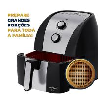 Fritadeira Elétrica Britânia BFR51 Gold 5,5L 1500W Air Flow Preta