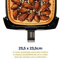 Fritadeira Elétrica Britânia BFR51 Gold 5,5L 1500W Air Flow Preta - 8