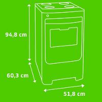 Fogão 4 Bocas Consul CFO4VAR Mesa de Vidro Acendimento Automático Bivolt Inox - 9