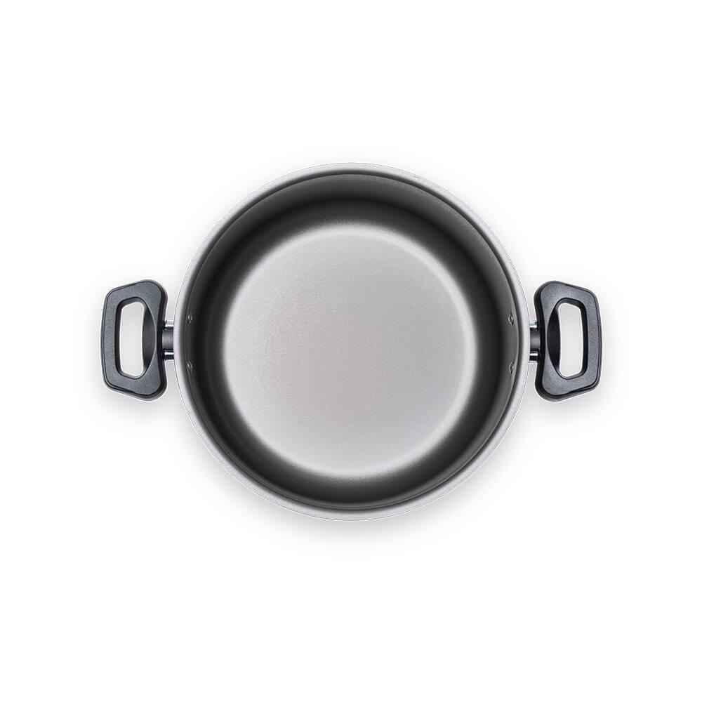 Caçarola Brinox Ruby 18cm 1,9L Antiaderente Pro-Flon Tampa Vidro Vermelha - 3