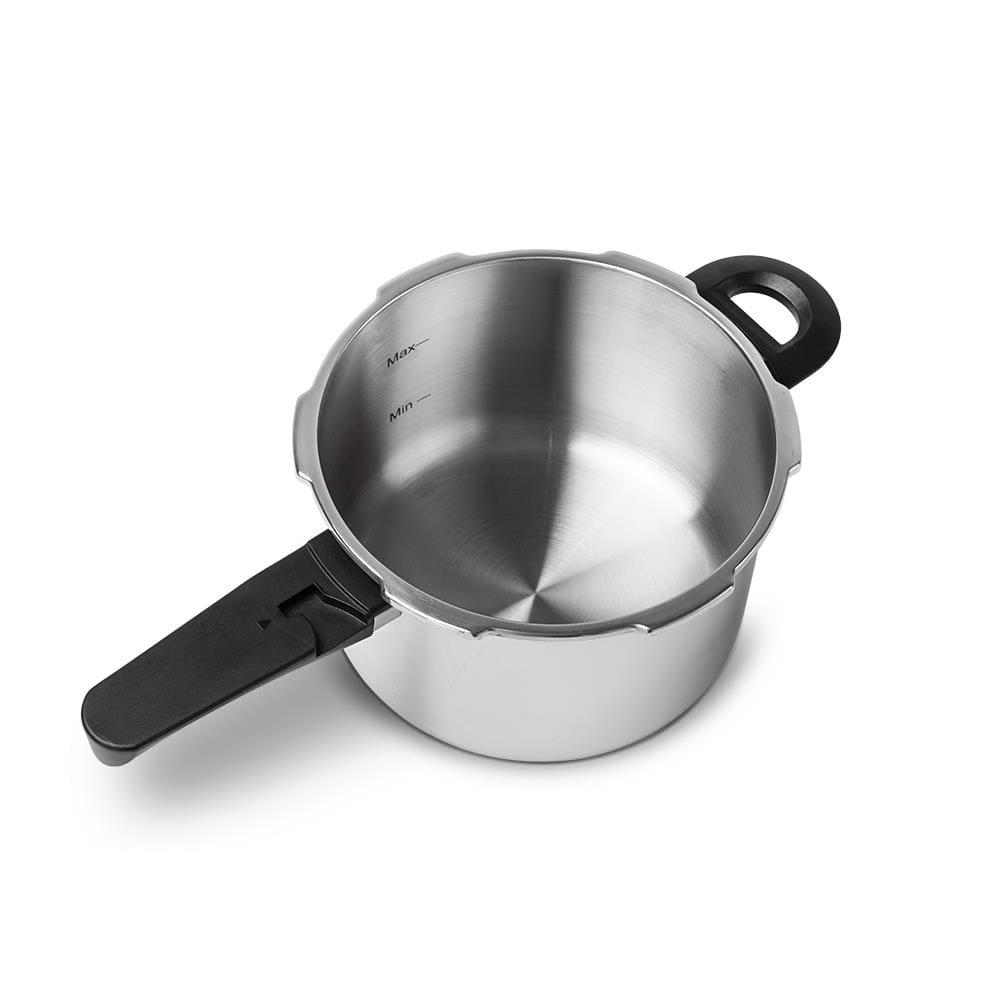 Panela de Pressão Brinox Ultra 6L Inox Fundo Triplo Antiaderente Indução - 6