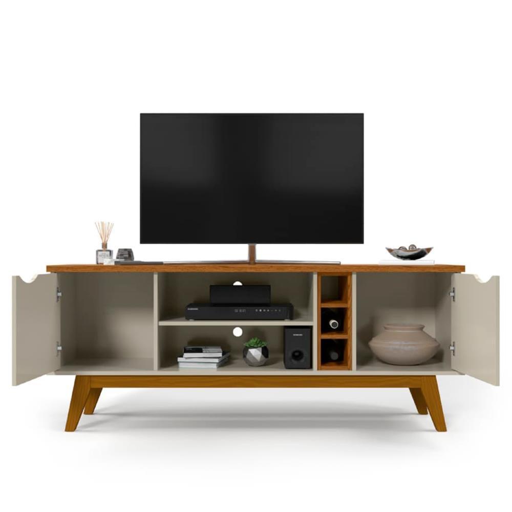 Rack Patrimar Marselha com 160 cm de Largura, Ideal para TV de até 50" - 4