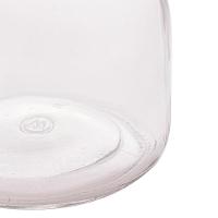 Pote de Vidro Lyor 190ml com Tampa de Rolha Removível e Design Charmoso