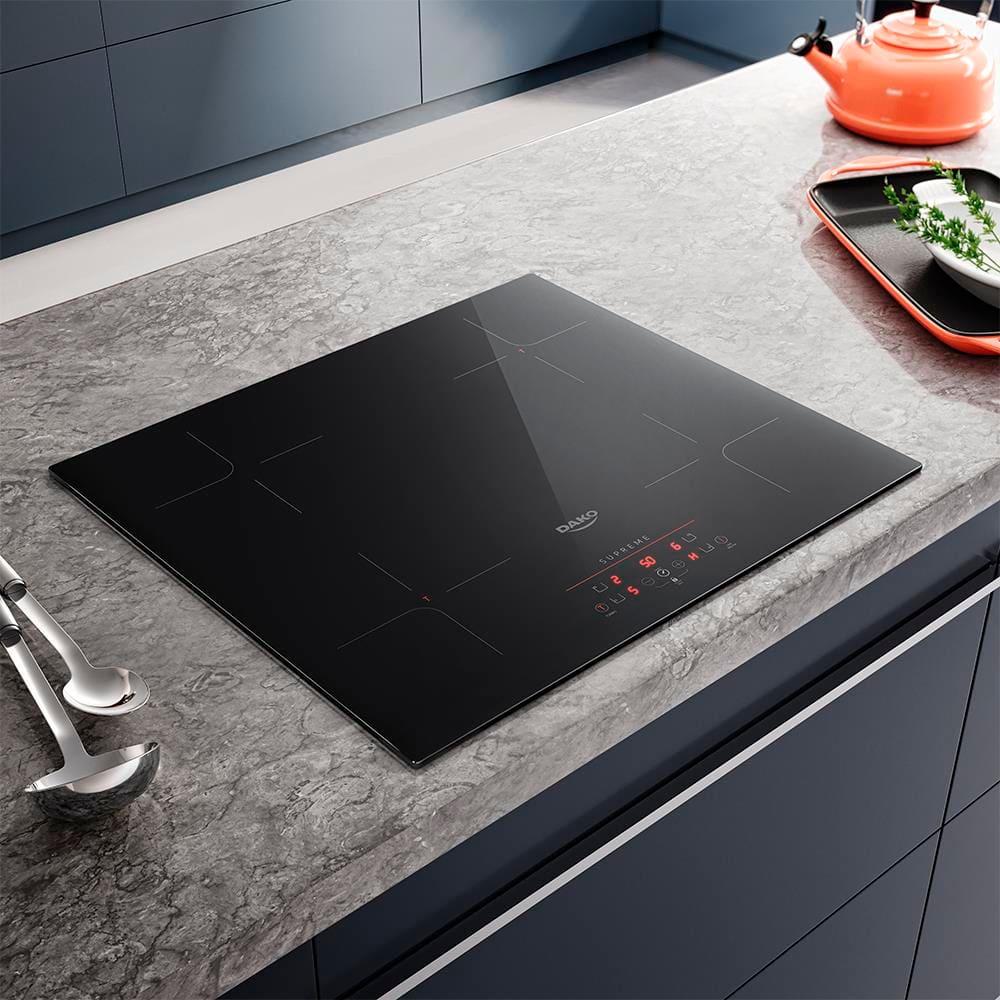 Cooktop de Indução Dako Supreme 4 Bocas Trava de Segurança Preto 220V - 1