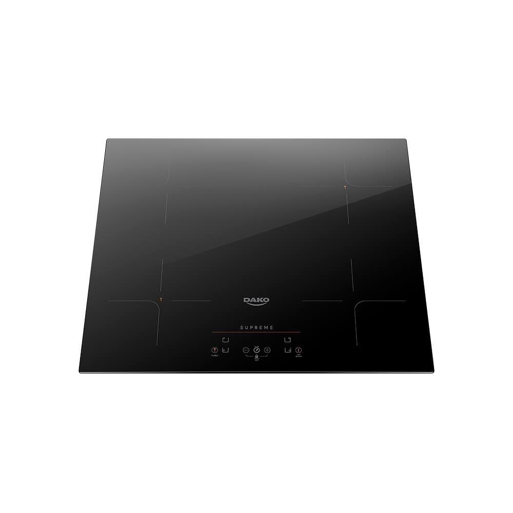 Cooktop de Indução Dako Supreme 4 Bocas Trava de Segurança Preto 220V - 4