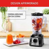 Liquidificador Arno Power Mix Essential LQ19 700W Jarra 2,4L 3 Velocidades Preto - 6