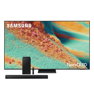 Conjunto Smart TV 65” 4K Samsung Neo QLED QN65QN85FAGXZD + Soundbar Samsung HW-Q600C 360W Bluetooth Dolby Atmos