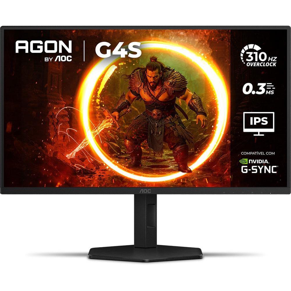 Monitor Gamer 24,5" LED AOC AGON 25G4S Full HD 310Hz OC 0,3ms Dark Boost Preto - 1