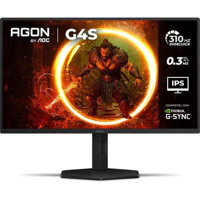 Monitor Gamer 24,5" LED AOC AGON 25G4S Full HD 310Hz OC 0,3ms Dark Boost Preto