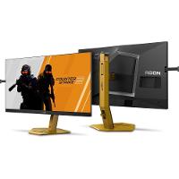 Monitor Gamer 24,1" LED AOC AGON Pro Counter Strike 2 CS25G/78 Full HD 610Hz Preto e Dourado