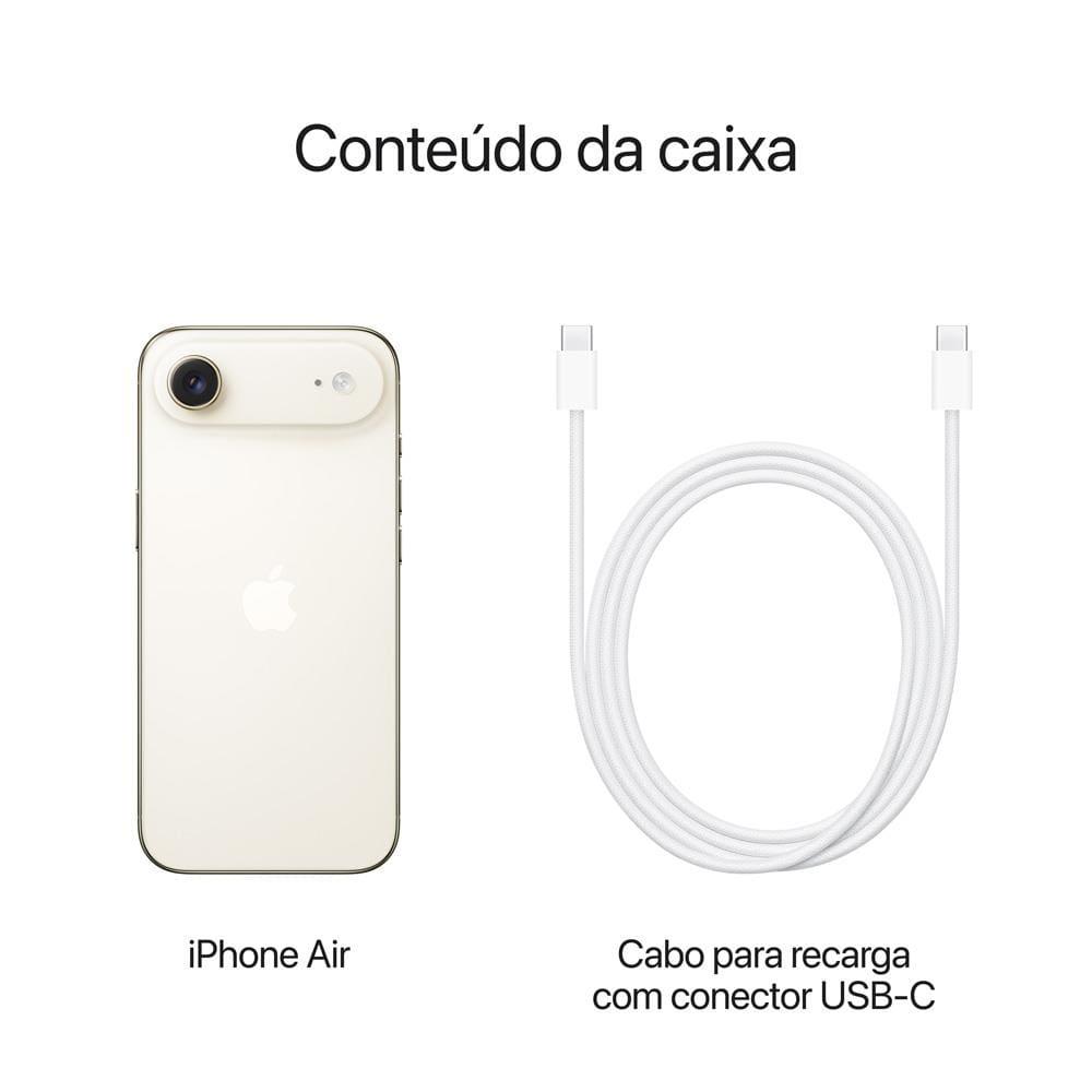Apple iPhone Air 512GB 6,5" 48MP Dourado-Claro - 8