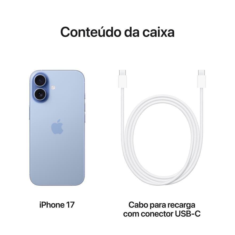 Apple iPhone 17 256GB 6,3" 48MP Azul-Névoa - 8