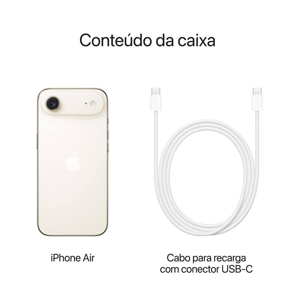 Apple iPhone Air 256GB 6,5" 48MP Dourado-Claro - 8