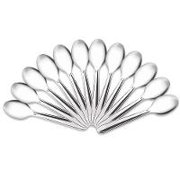 Jogo de Colheres de Café Brinox Turim 12 Peças Aço Inox Polido com Friso - 1