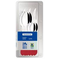 Conjunto de Panelas 5 Peças Tramontina Ravena Starflon Max Azul + Faqueiro 12 Peças Tramontina Leme Vermelho - 7