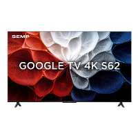 Smart TV 65" 4K Semp 65S62 Google TV Processador AiPQ Dolby Audio Preta - 1