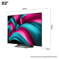 Smart TV 4K 83” LG OLED OLED83C5PSA Ultra Slim a9 Gen8 até 144Hz Charcoal Black - 9