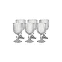 Conjunto de Taças Brinox Haus Concept Reluz 360ml 6 Peças Vidro Decorado - 1