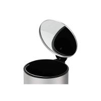 Lixeira Inox Brinox Spin 12L com Pedal Fechamento Suave Balde Removível - 2