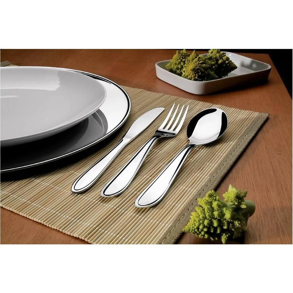 Conjunto de Colheres de Mesa Brinox Lyon 12 Peças Inox – Traços Elegantes, Acabamento Polido e Alta Resistência - 3