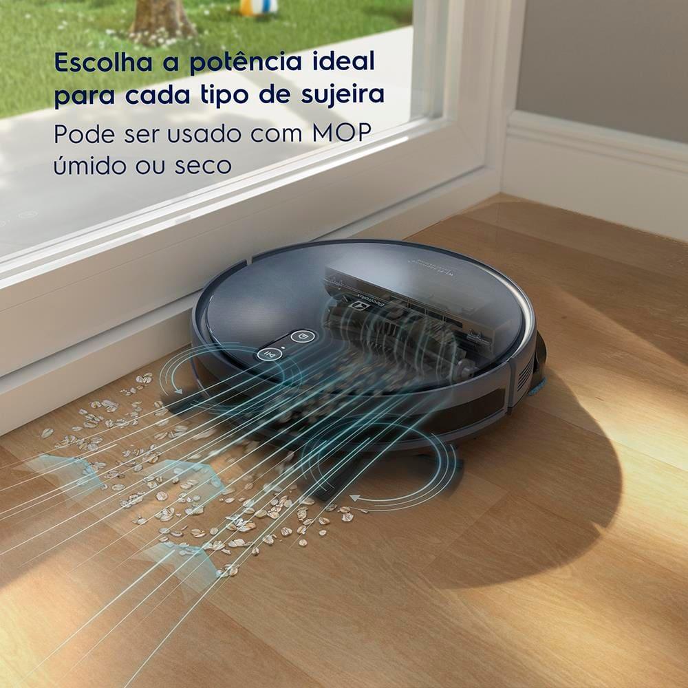 Aspirador Robô Electrolux ERB44 Experience Wi-Fi Autonomia 2h Controle por Voz Bivolt Azul - 7