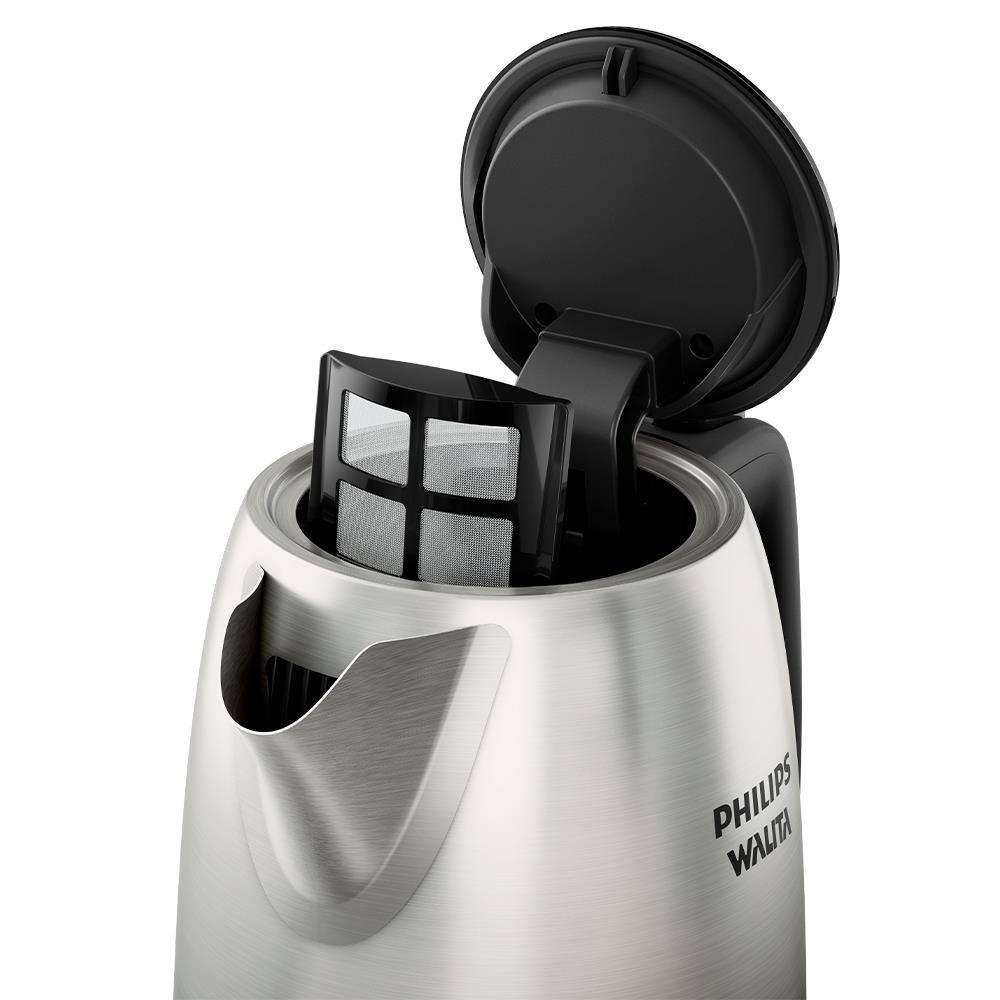 Chaleira Elétrica Philips Walita S3000 HD9350 1,7L Desligamento Automático Filtro Micromesh Inox - 4