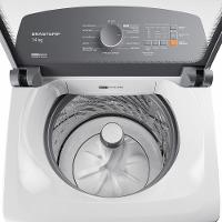 Máquina de Lavar Brastemp BWF14AB 14kg Smart Sensor Ciclo Tira Mancha Cesto Inox Branca - 6
