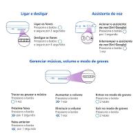 Fone de Ouvido Philips TAH2209BK/00 Headphone Bluetooth 25h Bateria Dobrável Preto - 17