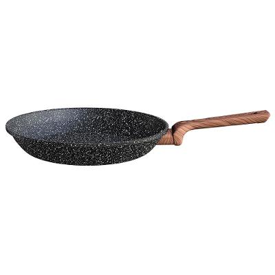 Frigideira Euro Colorstone Wooden Alumínio Antiaderente 26cm – Preta