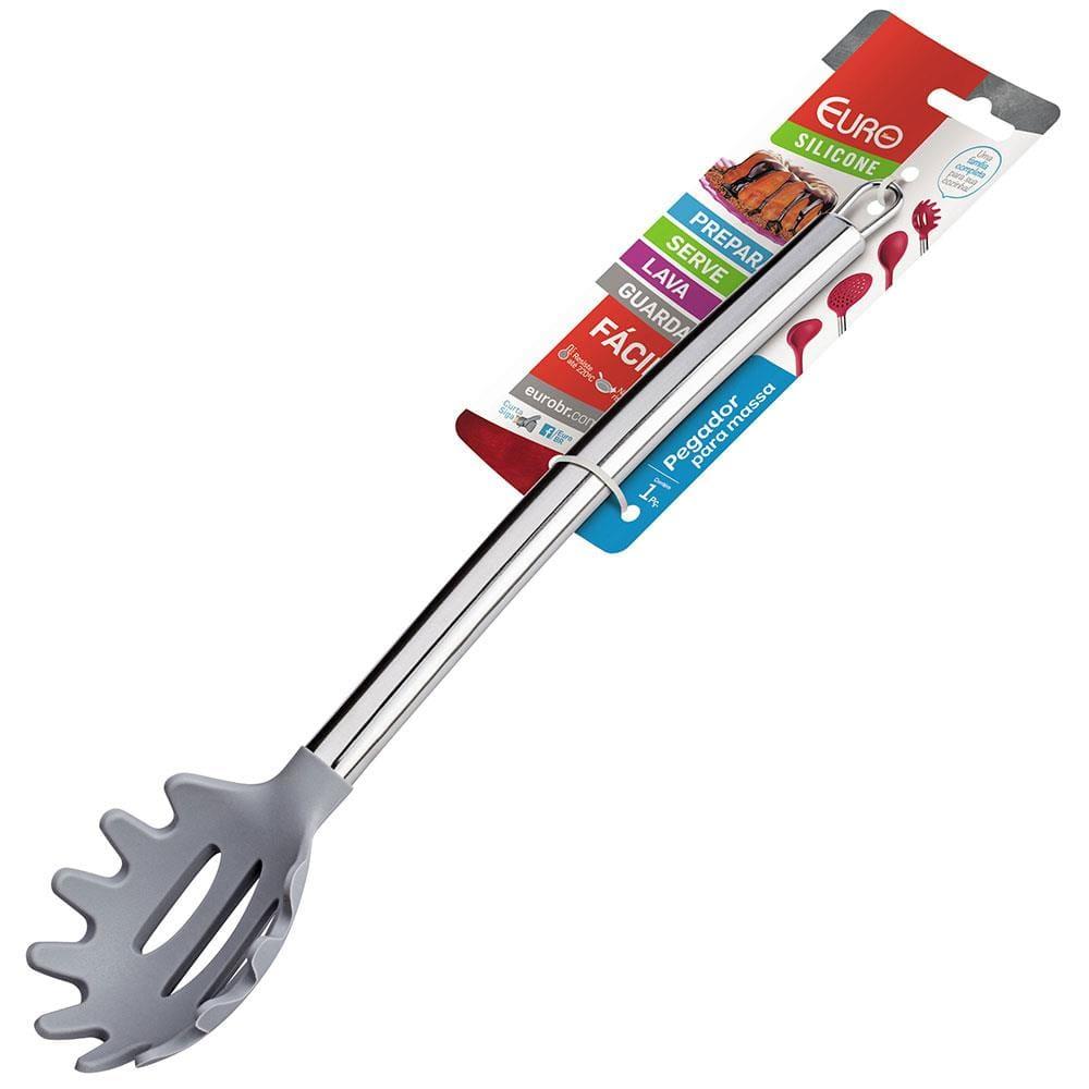 Pegador para Massas Euro em Silicone - Cinza - 2