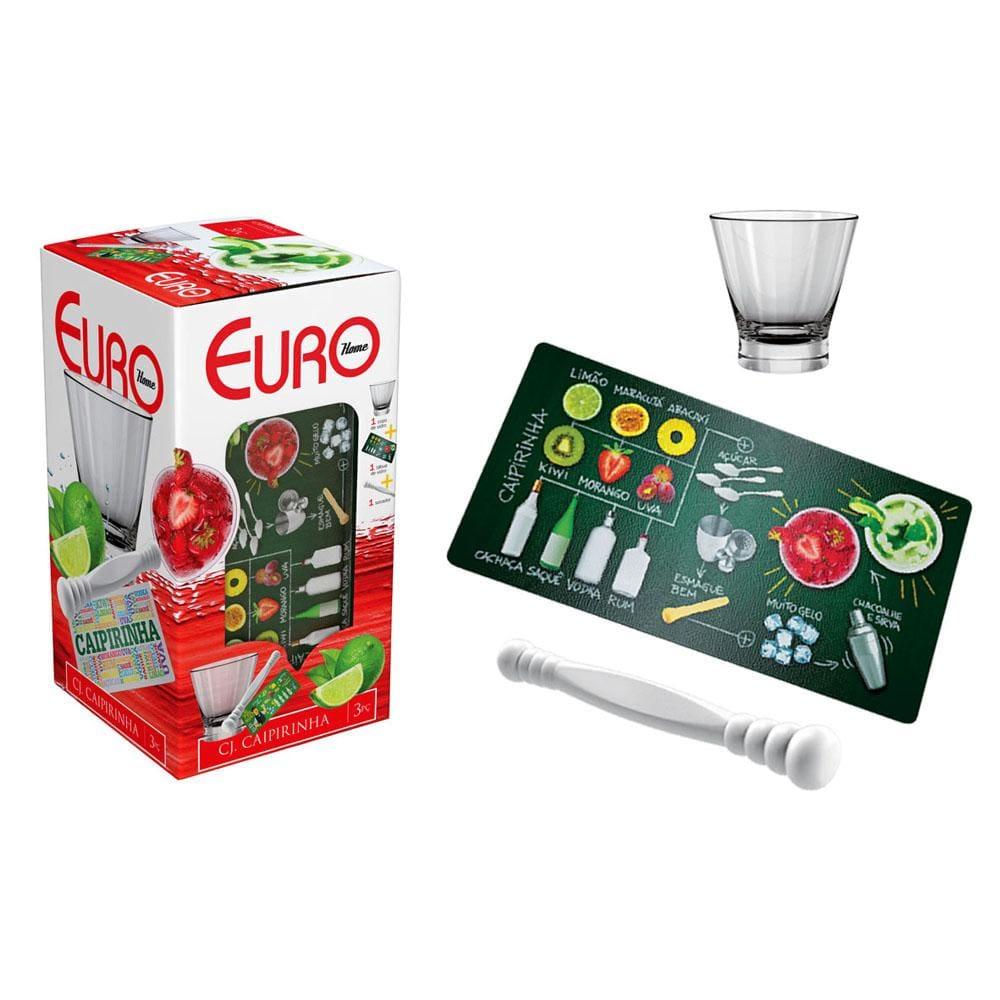 Kit Caipirinha Euro Passo a Passo VDR0632PS em Vidro – 3 Peças - 2