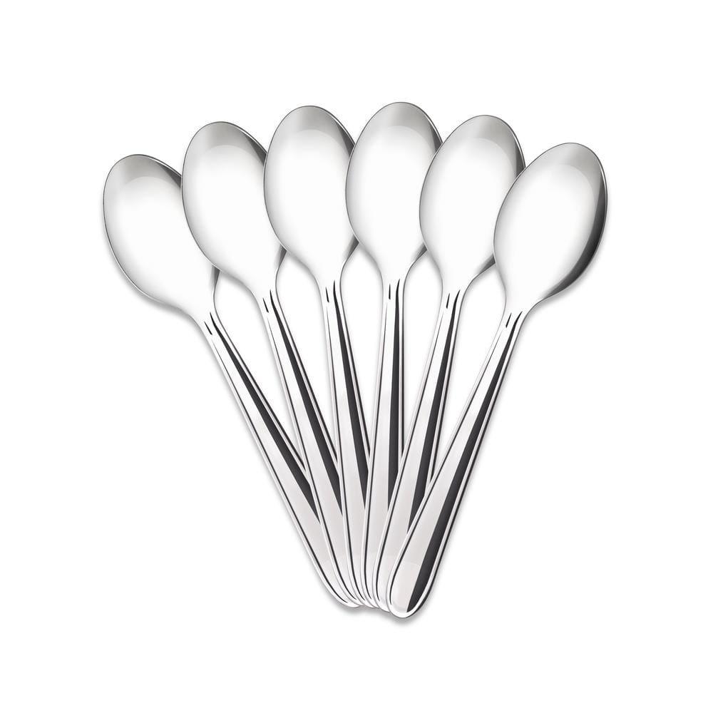 Jogo de Colheres de Mesa Brinox Turim 12 Peças Aço Inox Polido com Friso - 3