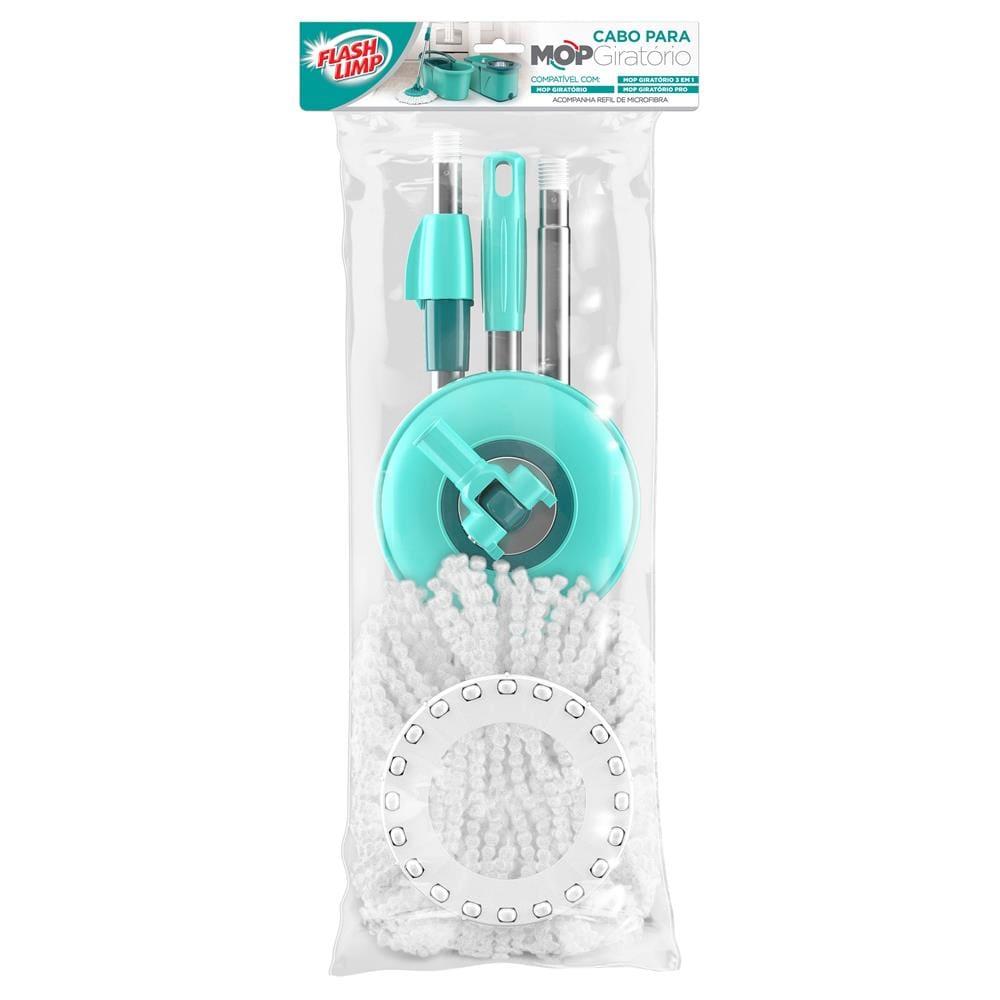 Conjunto de Cabo e Refil para MOP Giratório FlashLimp – 2 Peças - 1