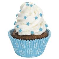 Conjunto de Formas para Cupcake 12 Peças Euro em Silicone Redondas - Vermelho - 4