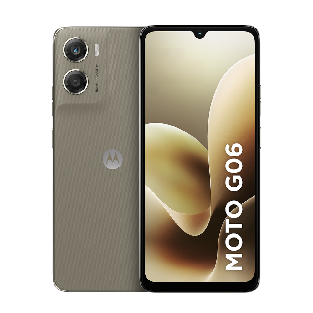 Smartphone Motorola Moto g06 4G Tela 6,9” 256GB Câmera 50MP Bege - 1