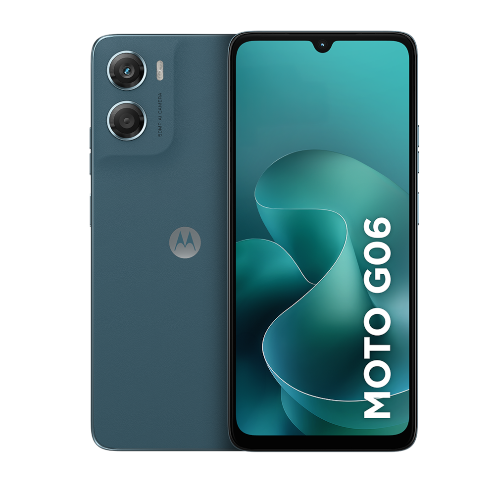 Smartphone Motorola Moto g06 4G Tela 6,9” 128GB Câmera 50MP Azul Marinho - 1