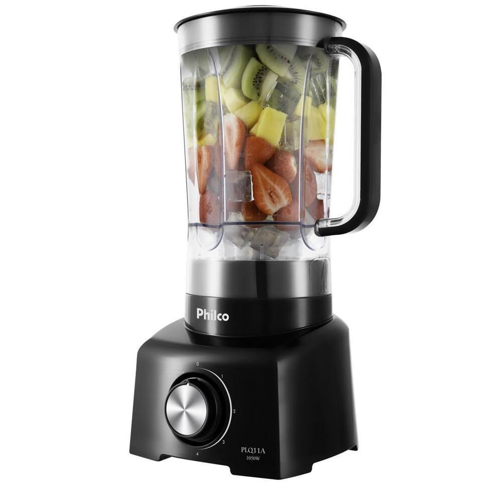 Liquidificador Philco PLQ11A 1050W 2,7L 4 Velocidades Função Tritura Gelo Preto - 5