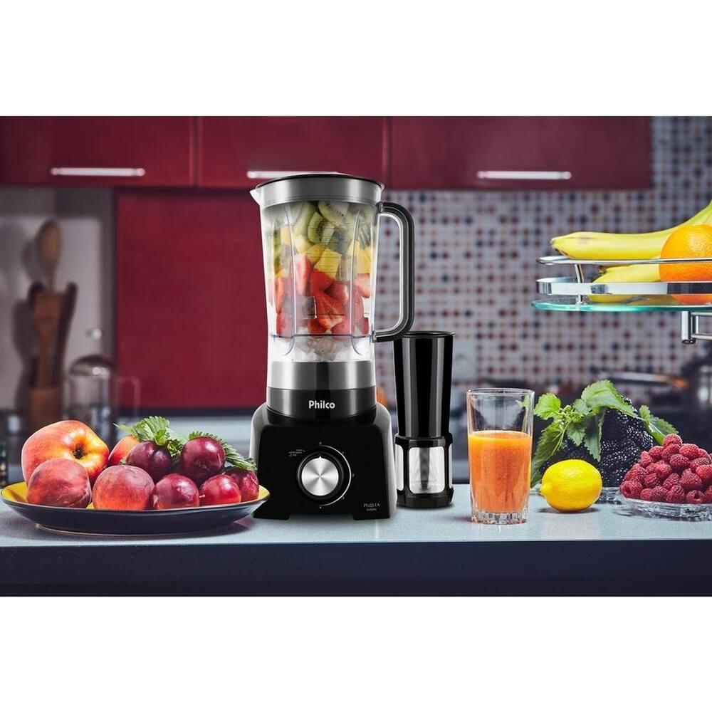 Liquidificador Philco PLQ11A 1050W 2,7L 4 Velocidades Função Tritura Gelo Preto - 9
