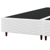 Base Box Queen Size Umaflex New Itália 38x158x198cm Bipartida Matelassê Branco - 2