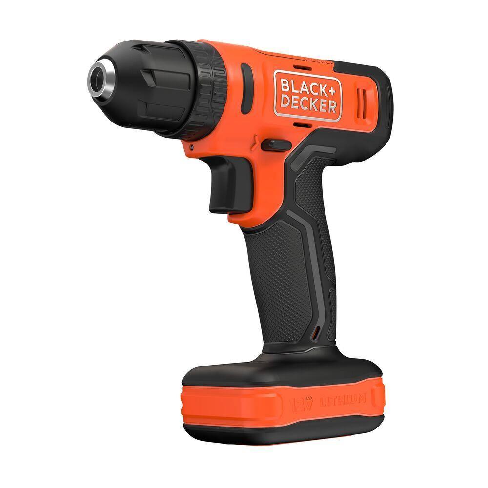 Parafusadeira e Furadeira de Impacto Black+Decker BCD712VHD 3/8” Luz LED Bateria 12V Bivolt - 2