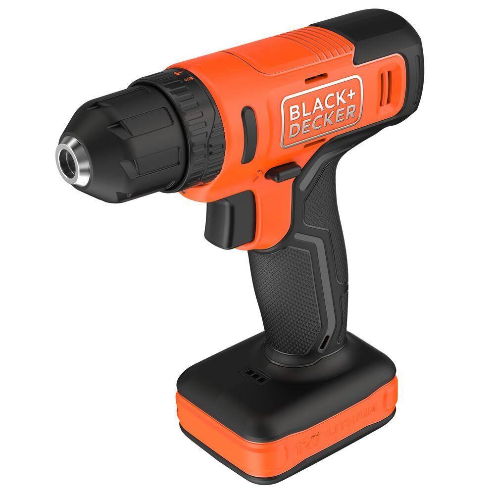 Parafusadeira e Furadeira de Impacto Black+Decker BCD712VHD 3/8” Luz LED Bateria 12V Bivolt - 4
