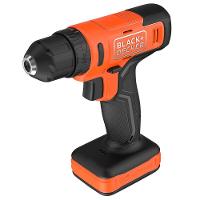 Parafusadeira e Furadeira de Impacto Black+Decker BCD712VHD 3/8” Luz LED Bateria 12V Bivolt