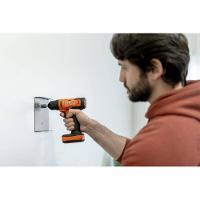 Parafusadeira e Furadeira de Impacto Black+Decker BCD712VHD 3/8” Luz LED Bateria 12V Bivolt - 9
