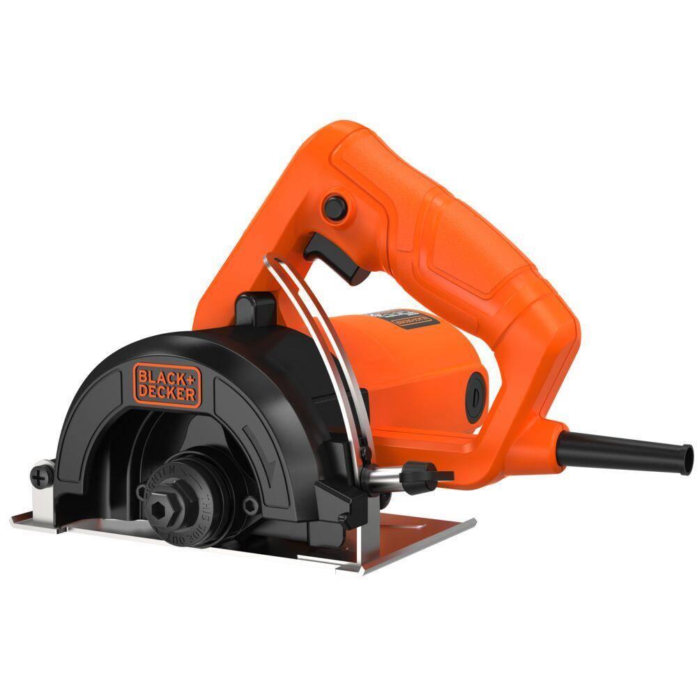 Serra Mármore Black+Decker BES41200 4-1/2” 1200W Compacta 14.000 RPM Preta e Laranja - 1