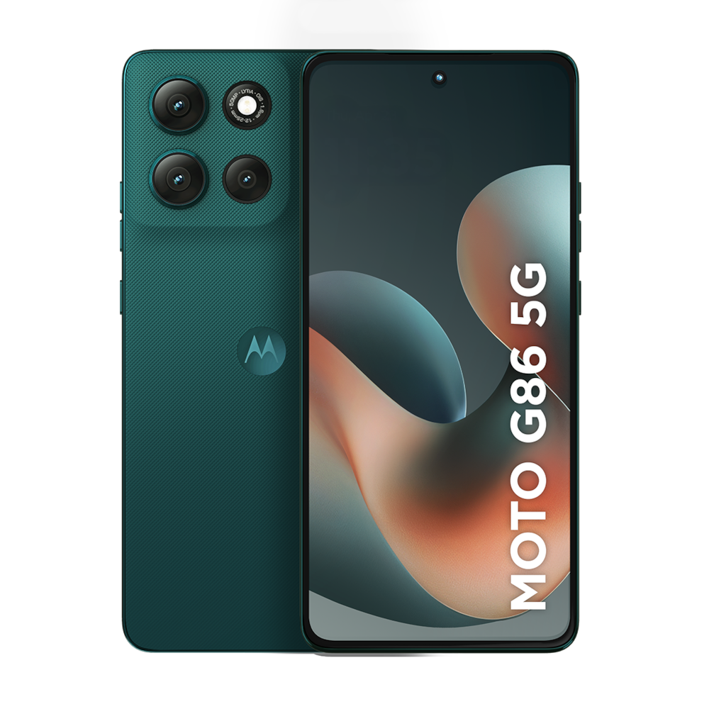 Celular Motorola Moto G86 Tela 6,7” Oled 512GB 5G Câmera Sony 50MP Verde Escuro - 1