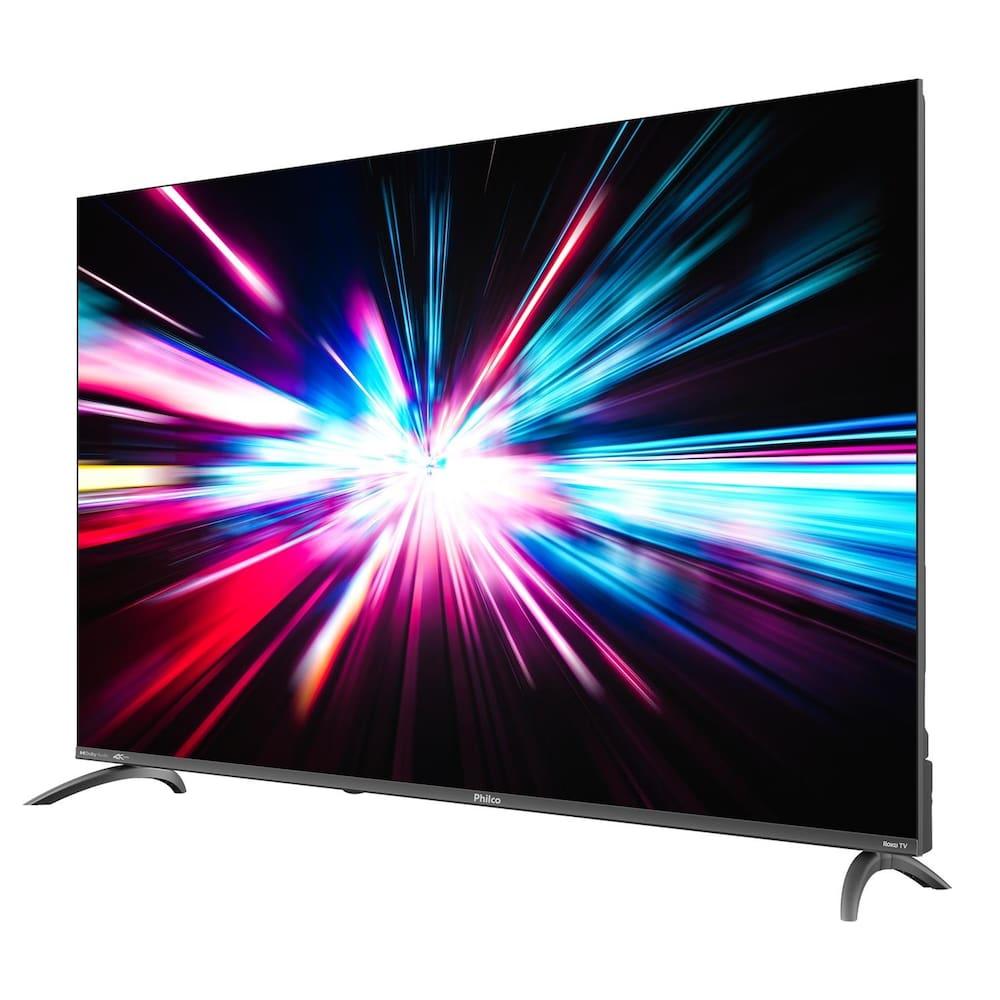 Smart TV Philco 55" 4K UHD P55CRA Roku TV Dolby Audio Quad Core Space Gray - 5