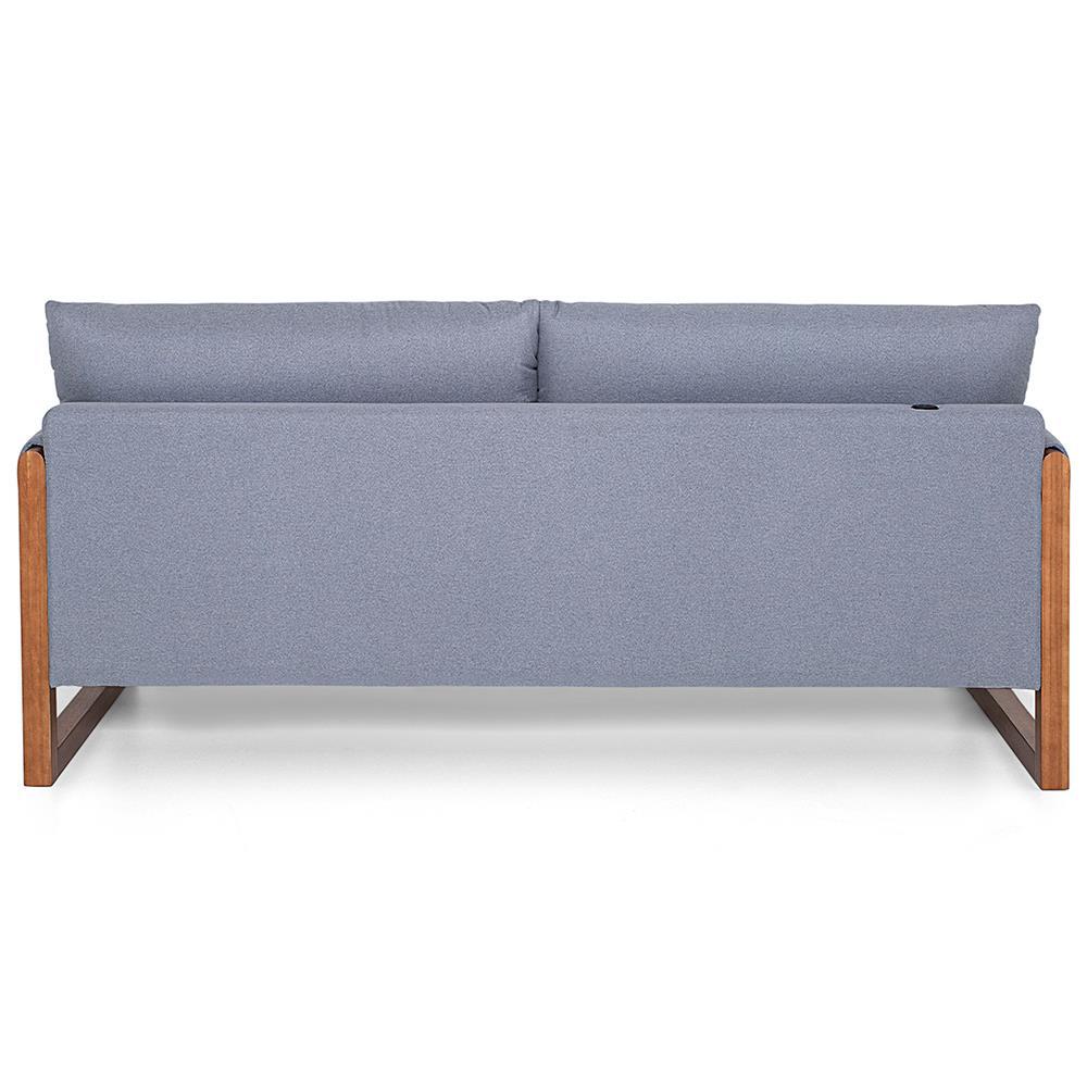 Sofá 3 Lugares Herval Polônia 191cm de Largura - 4