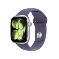 Apple Watch Series 11 GPS 42mm Prateada Pulseira P/M Esportiva Roxo-Névoa - 1