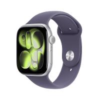 Apple Watch Series 11 GPS 46mm Prateado Pulseira M/G Esportiva Roxo-Névoa - 1